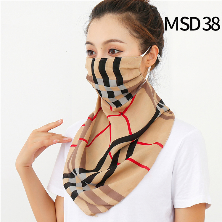 Wholesale printed windproof chiffon veil scarf
