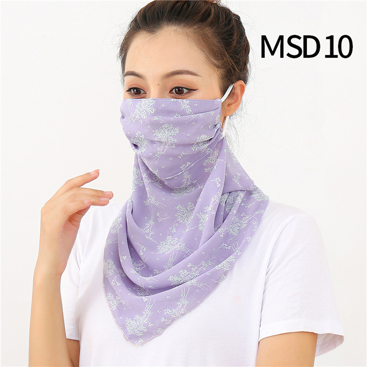 Wholesale printed windproof chiffon veil scarf