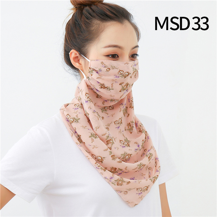 Wholesale printed windproof chiffon veil scarf