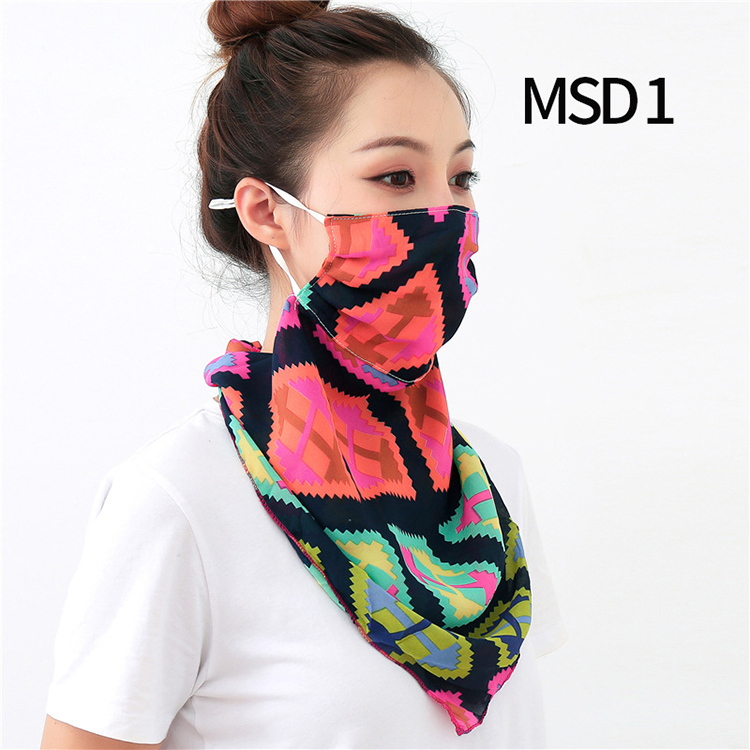 Wholesale printed windproof chiffon veil scarf