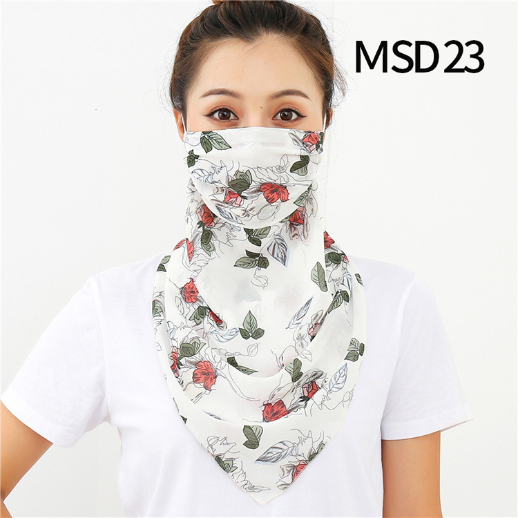 Wholesale printed windproof chiffon veil scarf