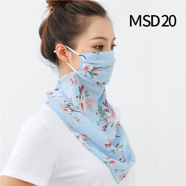 Wholesale printed windproof chiffon veil scarf