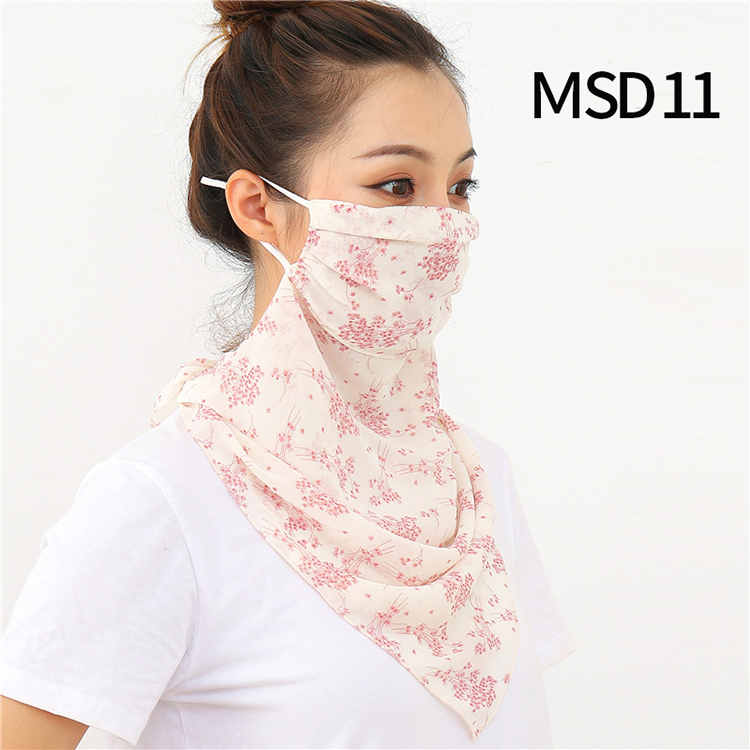 Wholesale printed windproof chiffon veil scarf