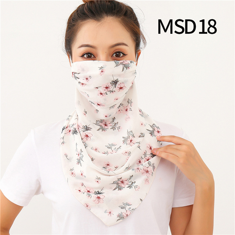 Wholesale printed windproof chiffon veil scarf