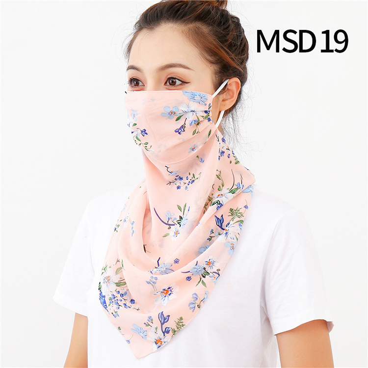 Wholesale printed windproof chiffon veil scarf