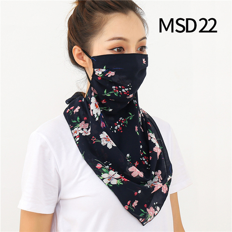 Wholesale printed windproof chiffon veil scarf