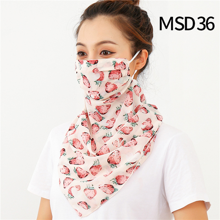 Wholesale printed windproof chiffon veil scarf