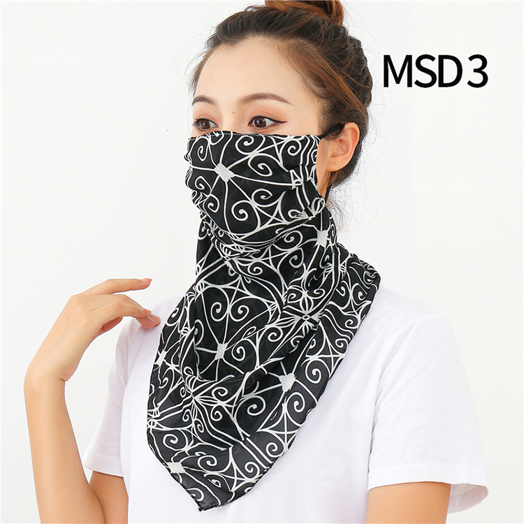 Wholesale printed windproof chiffon veil scarf