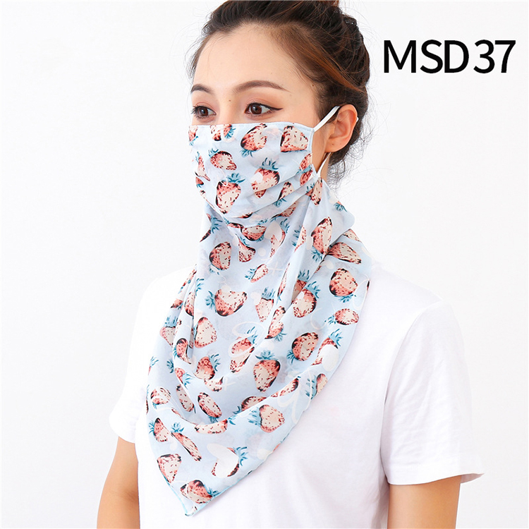 Wholesale printed windproof chiffon veil scarf