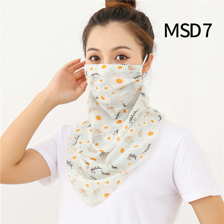 Wholesale printed windproof chiffon veil scarf
