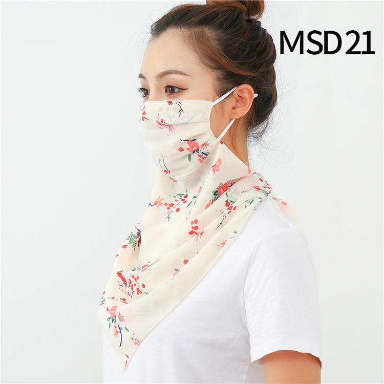 Wholesale printed windproof chiffon veil scarf
