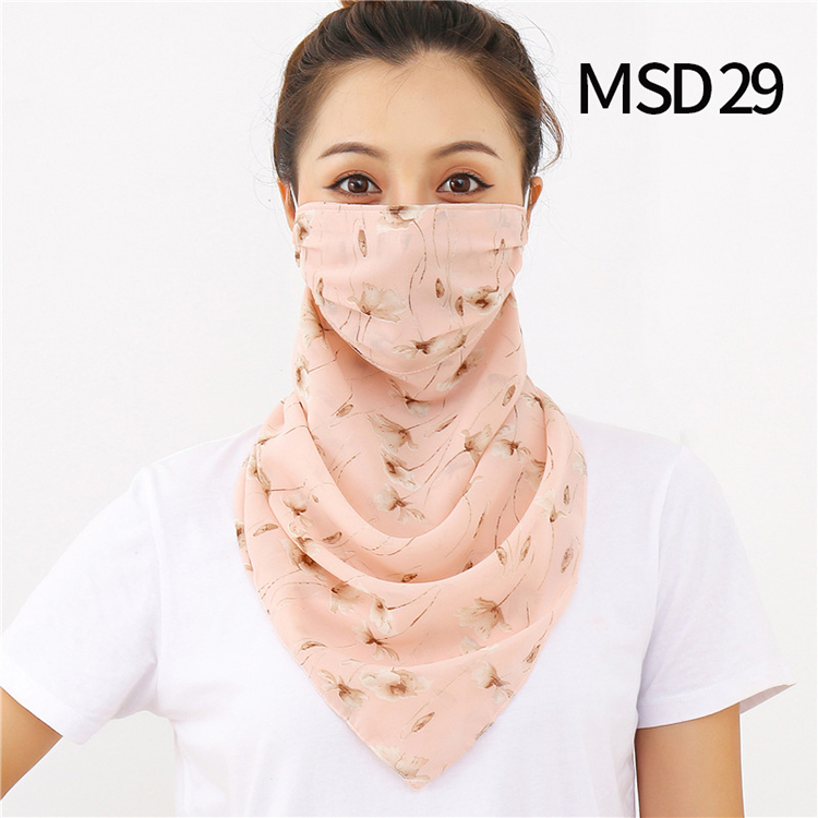Wholesale printed windproof chiffon veil scarf