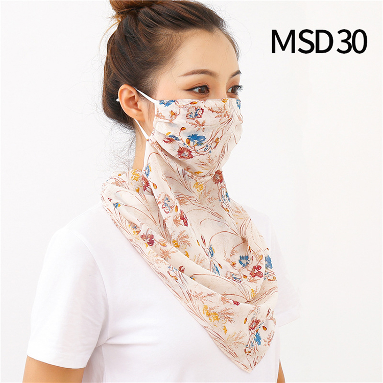 Wholesale printed windproof chiffon veil scarf