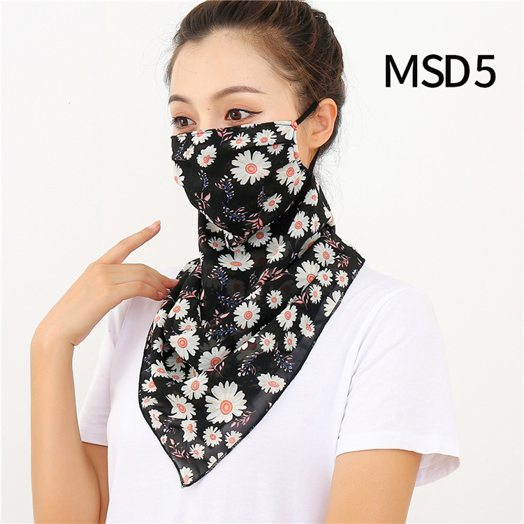 Wholesale printed windproof chiffon veil scarf