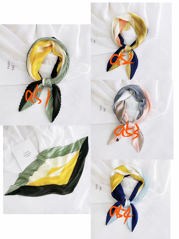 Wholesale pleated office silk scarf uk