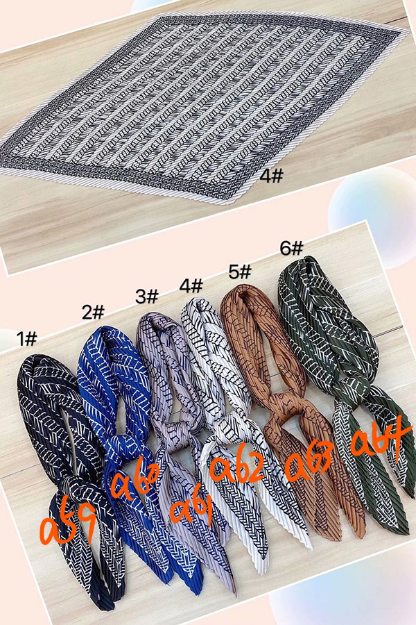 Wholesale pleated office silk scarf uk