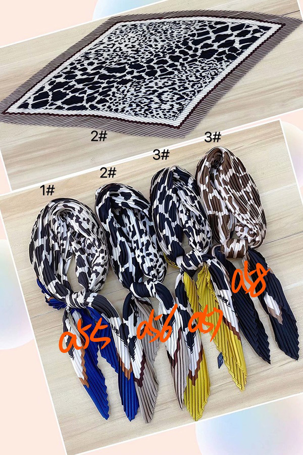 Wholesale pleated office silk scarf uk