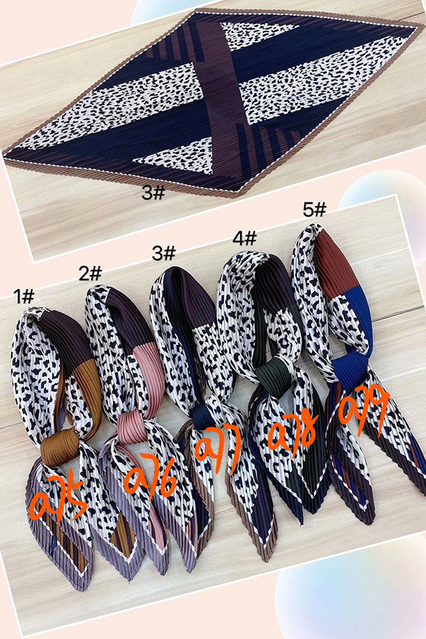 Wholesale pleated office silk scarf uk