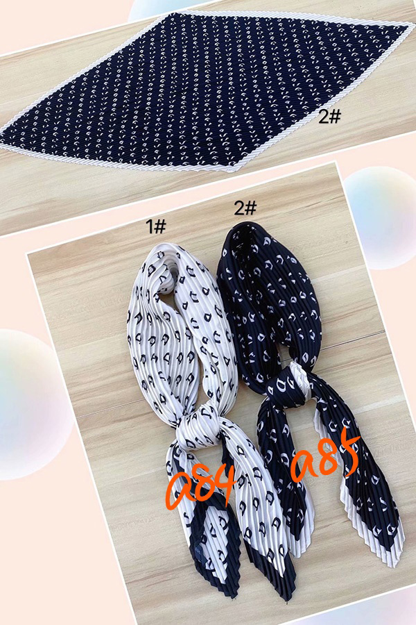 Wholesale pleated office silk scarf uk