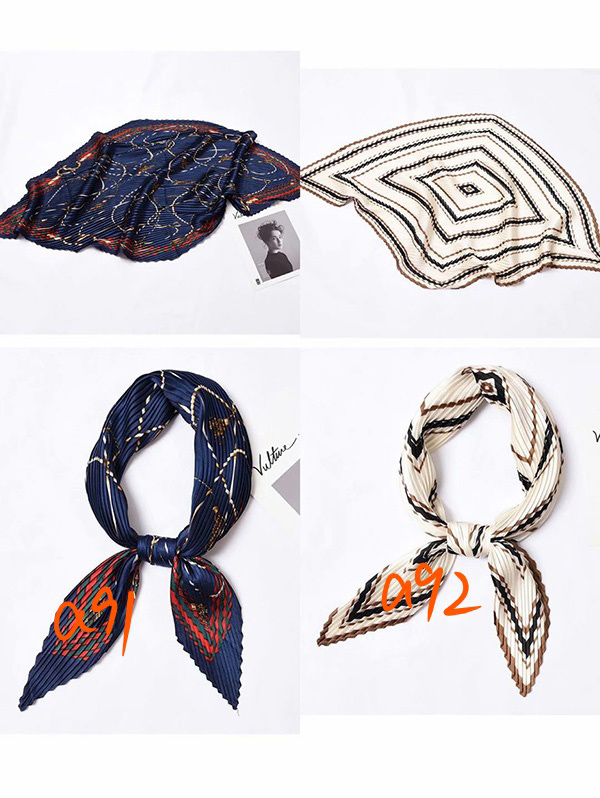 Wholesale pleated office silk scarf uk