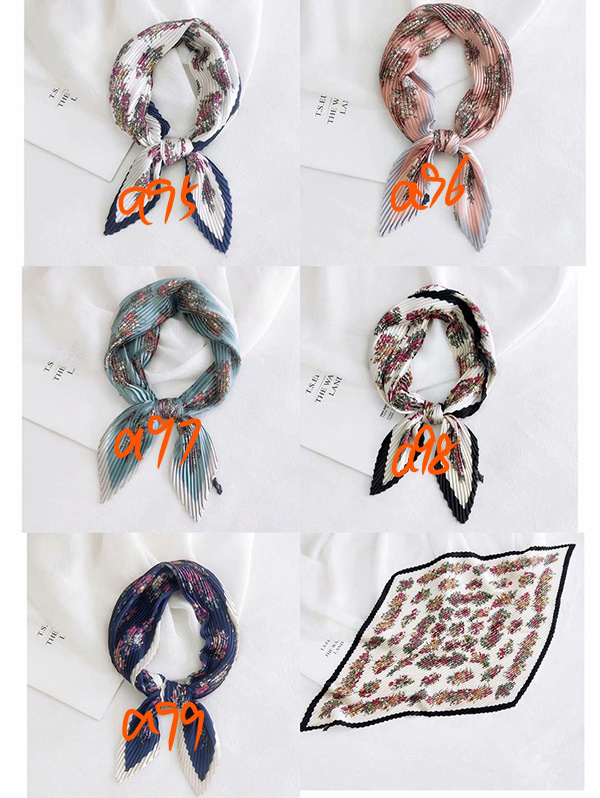 Wholesale pleated bag silk scarf Australia