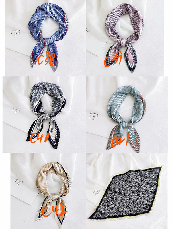 Wholesale pleated bag silk scarf Australia