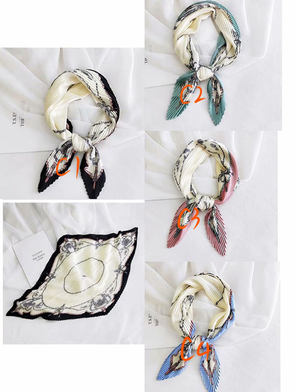 Wholesale pleated bag silk scarf Australia