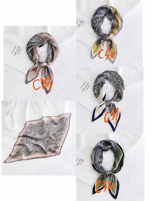Wholesale pleated bag silk scarf Australia