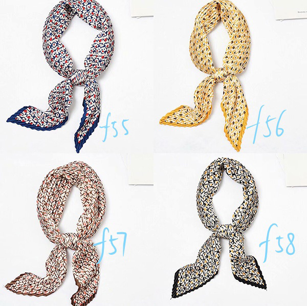 Wholesale pleated fashion women silk scarf