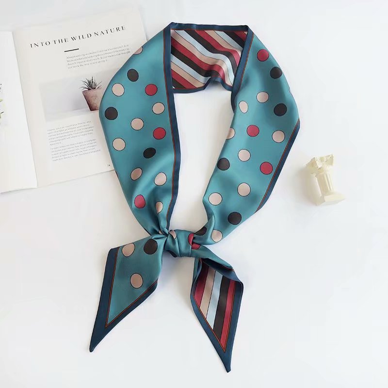 Wholesale Silk Satin womaen Headband Hair Tie Scarf