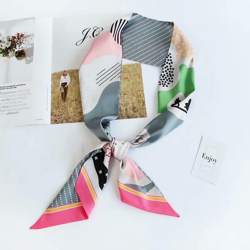 Wholesale Silk women Headband neckTie Scarf
