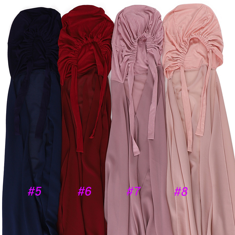 Supply Indonesian silk scarf women head scarf manufacturers