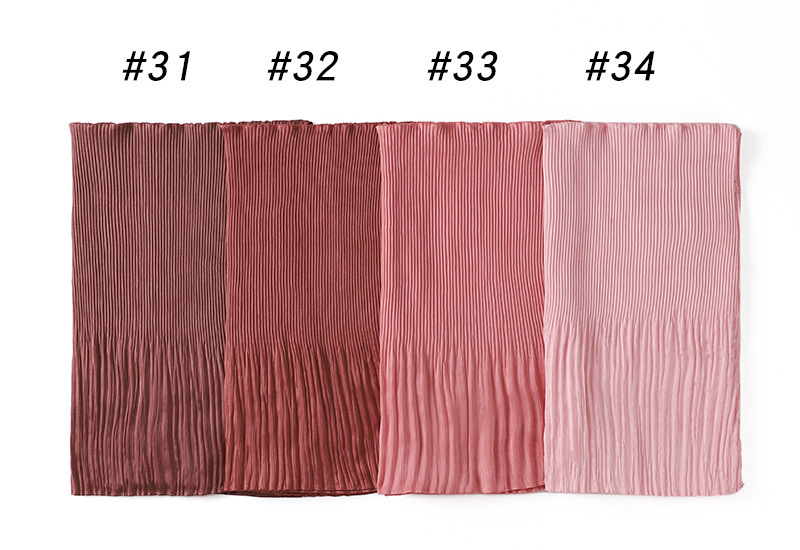 Wholesale Hend scarves women crumpled pearl chiffon scarf manufacturer online sale