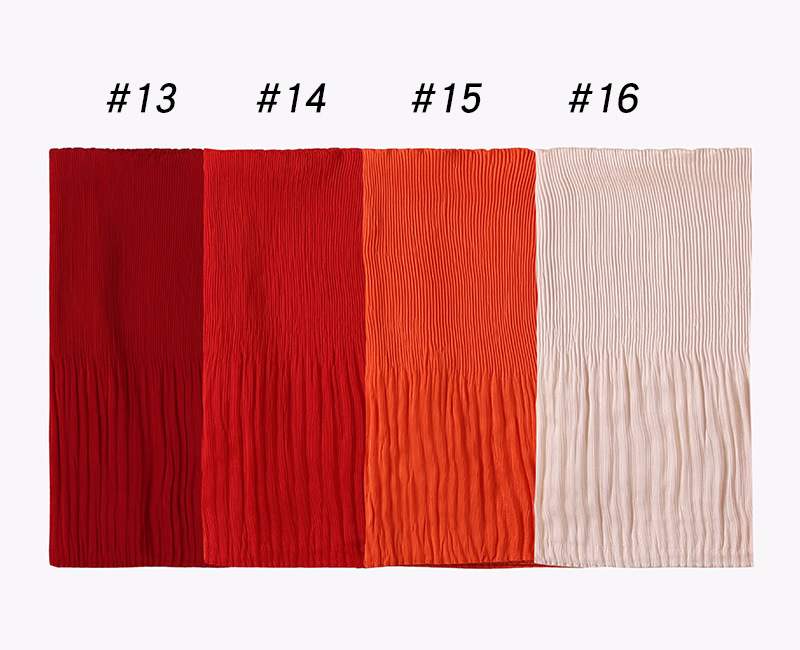 Wholesale Hend scarves women crumpled pearl chiffon scarf manufacturer online sale