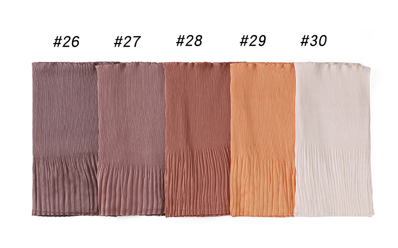 Wholesale Hend scarves women crumpled pearl chiffon scarf manufacturer online sale