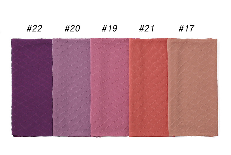 Wholesale hijab Scarf Women crumpled pearl chiffon scarf China sales