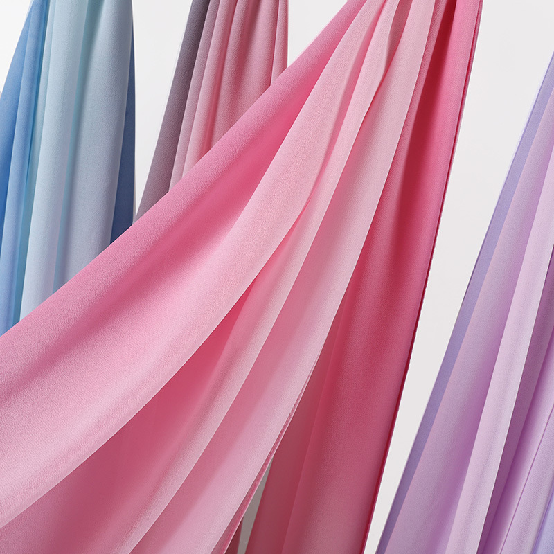 Wholesale hijab Scarf women pearl chiffon color scarf usa supply
