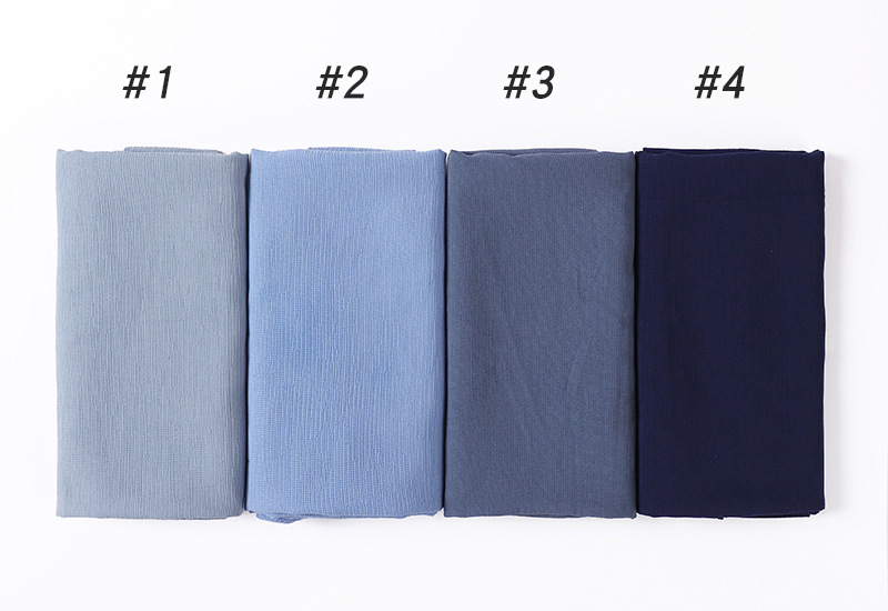 Wholesale Scarves Indonesia Head Scarf Pleated Scarves Supplier