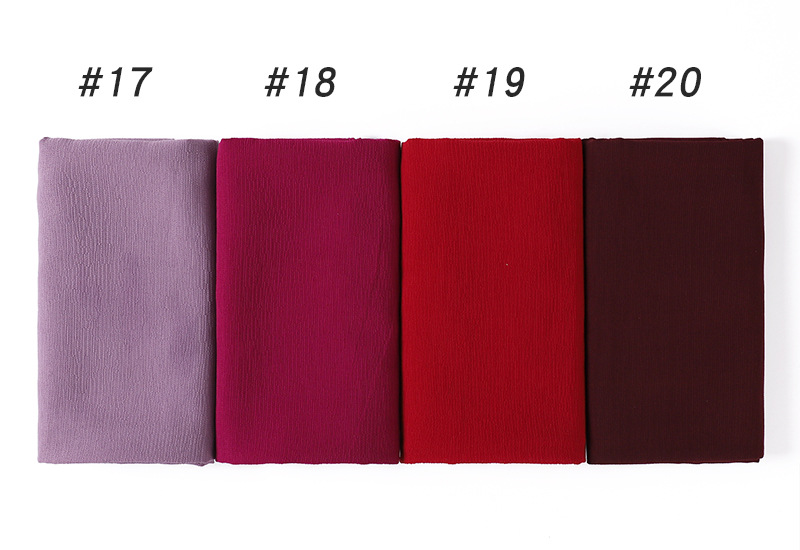 Wholesale Scarves Indonesia Head Scarf Pleated Scarves Supplier