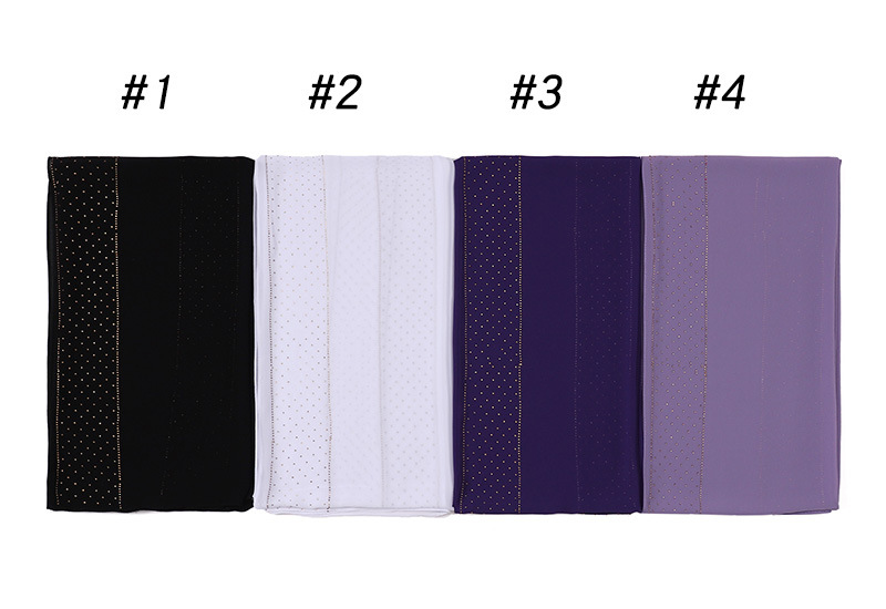 Wholesale Scarf Malaysia Scarf Hot Drill Head Scarf Supplier