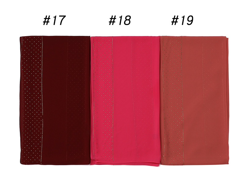 Wholesale Scarf Malaysia Scarf Hot Drill Head Scarf Supplier