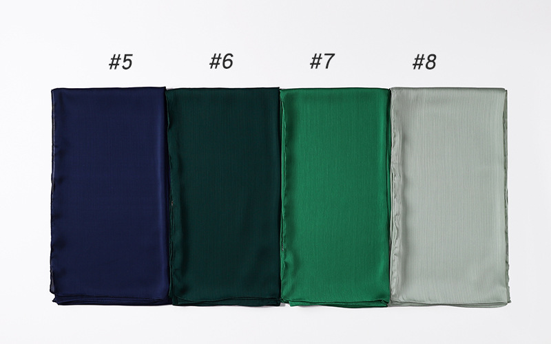 Wholesale scarf pearl chiffon wrinkle scarf breathable women scarf supplier