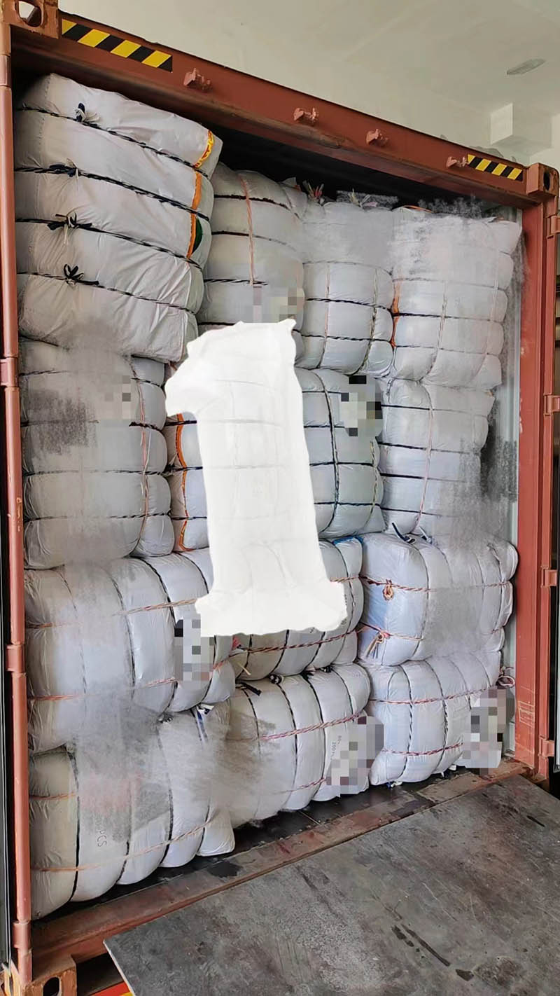 3 cabinets of pearl chiffon scarf fabric shipped to Canada