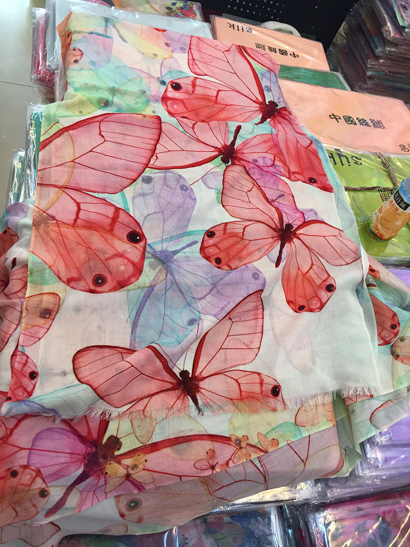 Custom Cashmere Scarf Design Butterfly Scarf