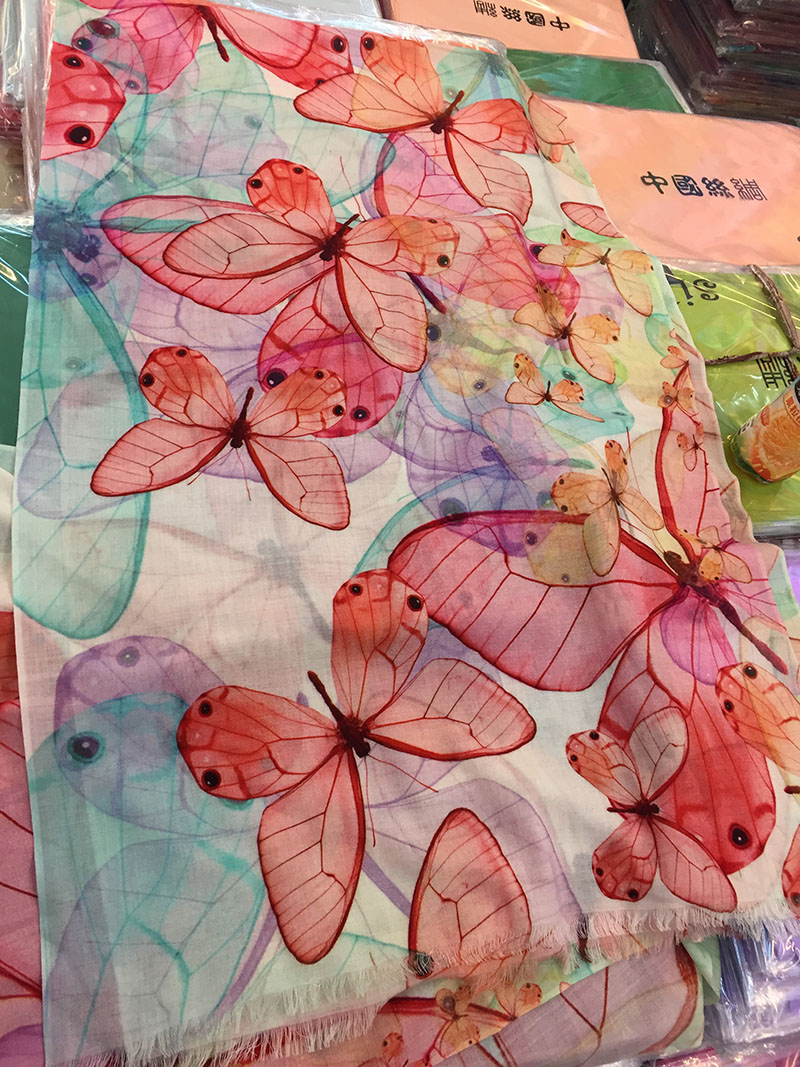Custom Cashmere Scarf Design Butterfly Scarf
