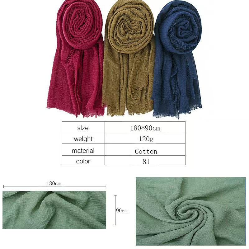 Wholesale organic cotton scarves