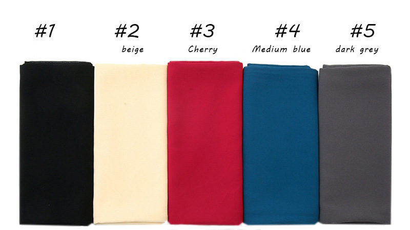 Wholesale Solid pearl chiffon scarf