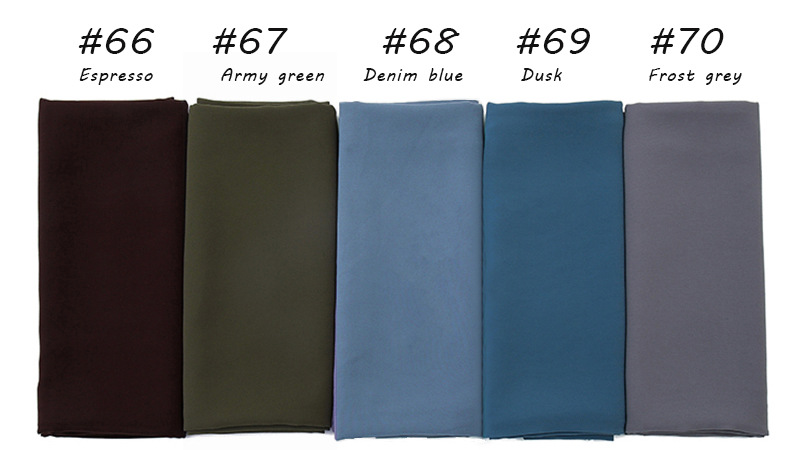 Wholesale Solid pearl chiffon scarf