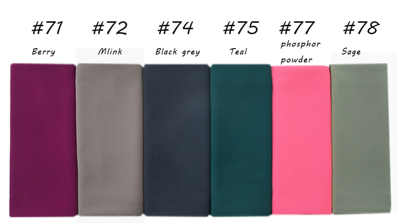 Wholesale Solid pearl chiffon scarf
