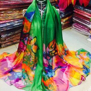 Chiffon long towel large beach towels wholesale